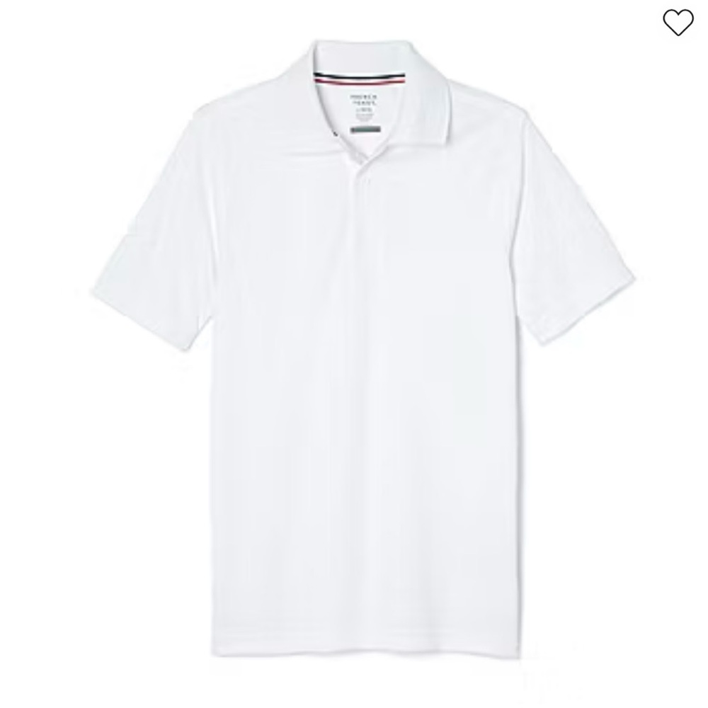 French Toast set of 3 Boy’s White Pique Polo Size 8